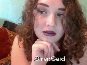 SirenSaid